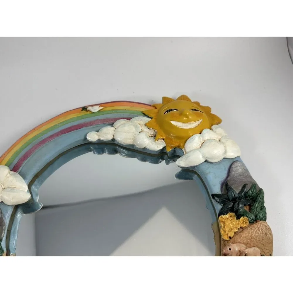 1995 Jim Shore S.S. Noah and Crew Noah's Ark Mirror